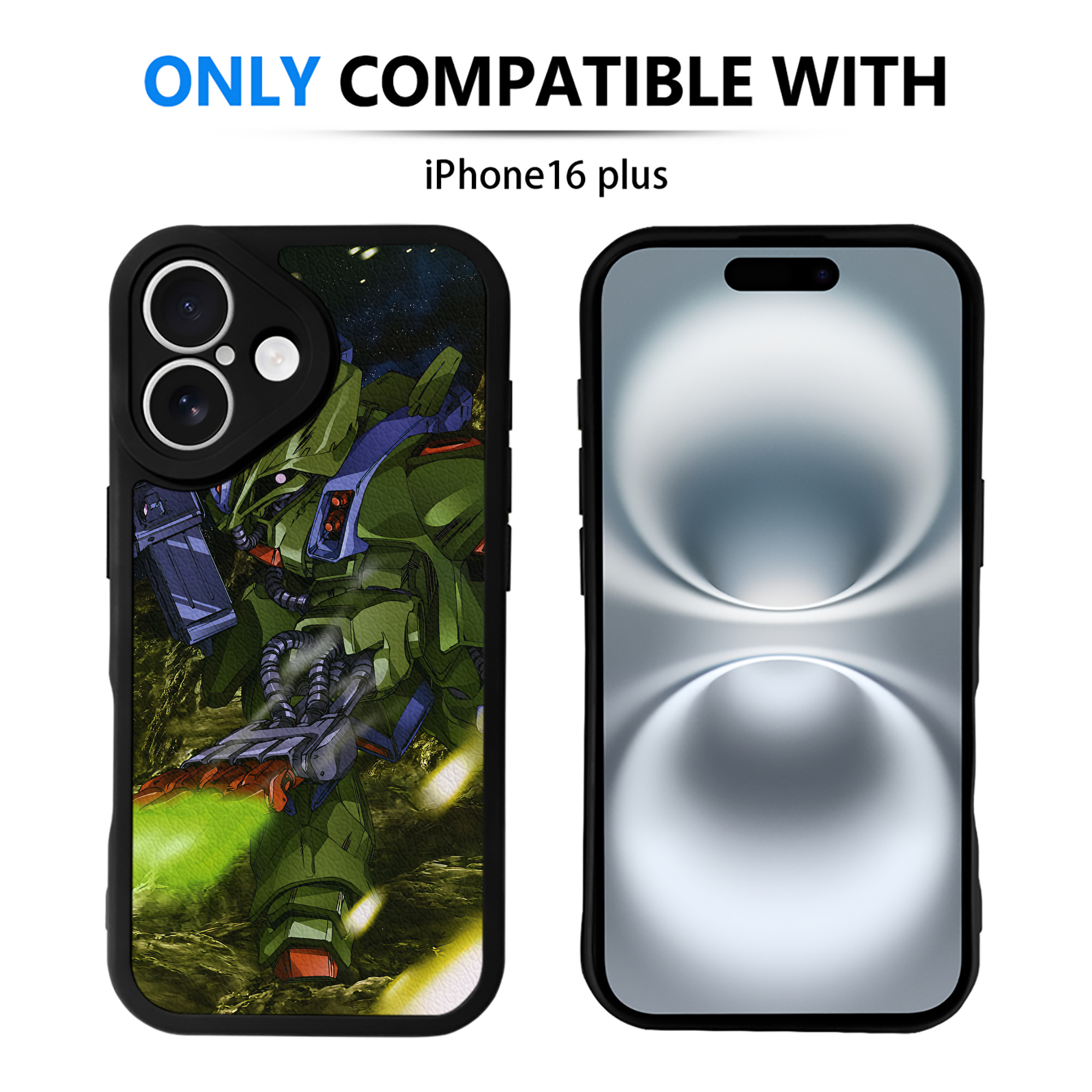 （画像用） 機動戦士ガンダム Mobile Suit Gundam 【iPhone 16シリーズ対応】シリコンスマホケース（レザー調） 材質：シリコン